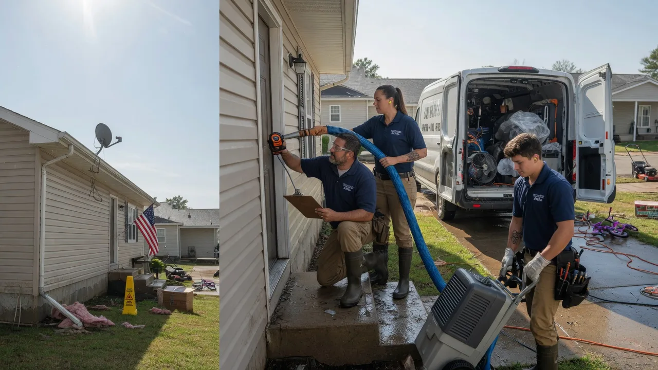 Ceiling Water Damage Restoration in Chappell Hill, TX near me